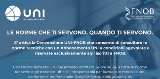 Nuova Convenzione UNI–FNOB: accesso agevolato alle norme tecniche per i Biologi iscritti alla Federazione con l’Abbonamento UNI dedicato