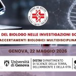 Convegno ECM dell’Ordine di Piemonte, Liguria e Valle D’Aosta: “L’attività del Biologo nelle investigazioni scientifiche: accertamenti biologici multidisciplinari”