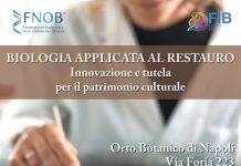 “Biologia applicata al restauro: innovazione e tutela del patrimonio culturale” – Evento FNOB e FIB il 02 luglio