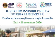 “Il rischio invisibile nella filiera alimentare. Foodborne virus, sorveglianza e strategie di controllo”: evento a Bari il 19 settembre 2026