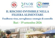 “Il rischio invisibile nella filiera alimentare. Foodborne virus, sorveglianza e strategie di controllo”: evento a Bari il 19 settembre 2026