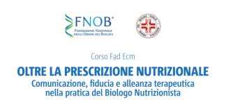 “Oltre la prescrizione nutrizionale Comunicazione, fiducia e alleanza terapeutica nella pratica del Biologo Nutrizionista”: corso FAD, 8 ottobre 2026