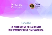 “La nutrizione della donna in premenopausa e menopausa”: corso Fad il 14 settembre 2026