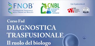 “Diagnostica trasfusionale: il ruolo del biologo”: corso FAD il 19 ottobre 2026