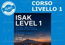 Corso ISAK livello 1 ad Angri il 2-3-4 ottobre