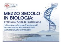 “Mezzo secolo in Biologia: Premio 50 Anni di Professione” – Evento a Napoli il 24 settembre