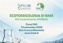 “ECOTOSSICOLOGIA DI BASE. Dal contaminante all’effetto” – Evento Fad il 12 novembre